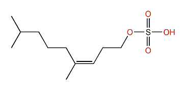 (Z)-4,8-Dimethyl-3-nonen-1-ol sulfate